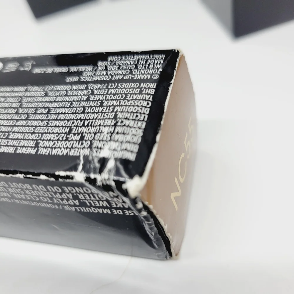NC55 Mac Studio Radiance Serum-Powered Foundation Deep Rich Brown Brand New